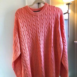Men's Mark, Fore & Strike Peach Cotton Sweater XL